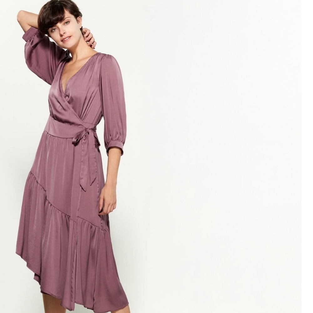 Asymmetrical Wrap Dress